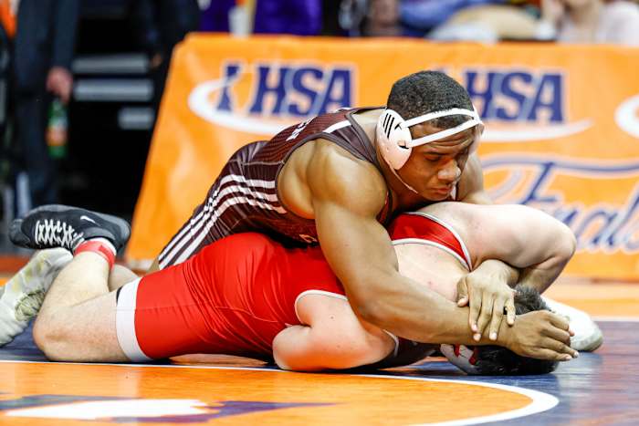 Illinois wrestling championships February 17 2024 Nate Latsch 25942